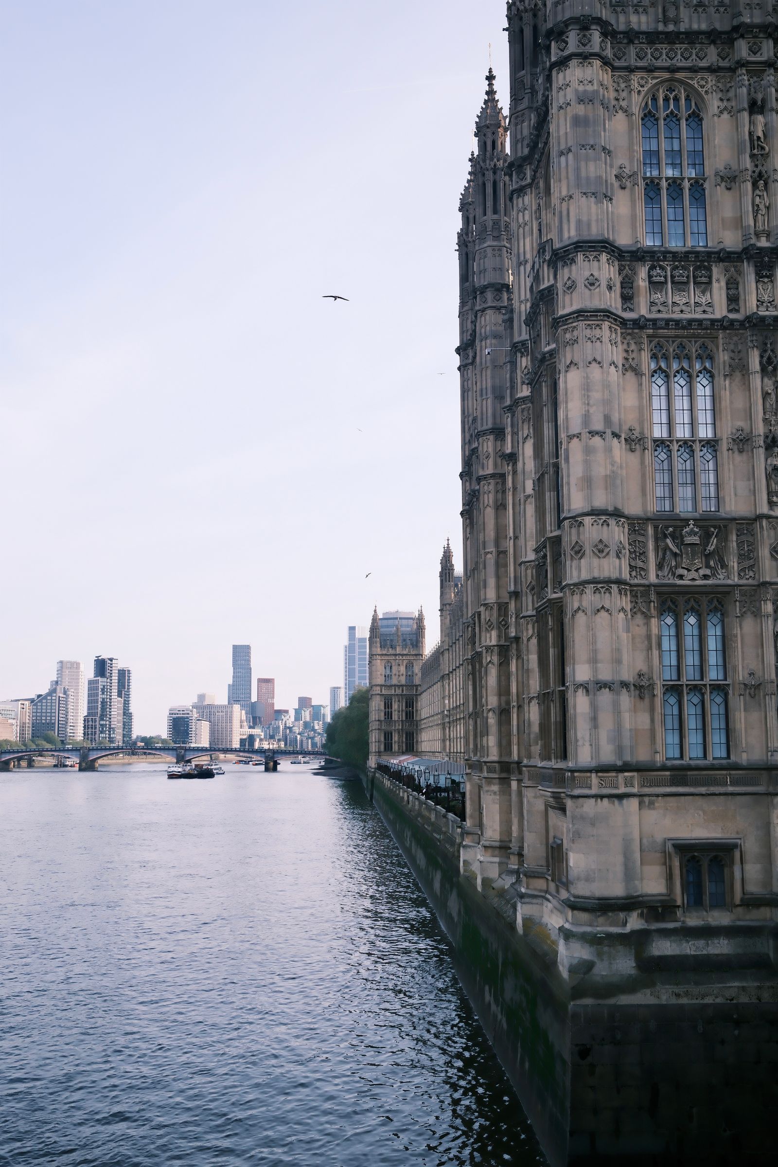 Iconic Westminster view of the London skyline