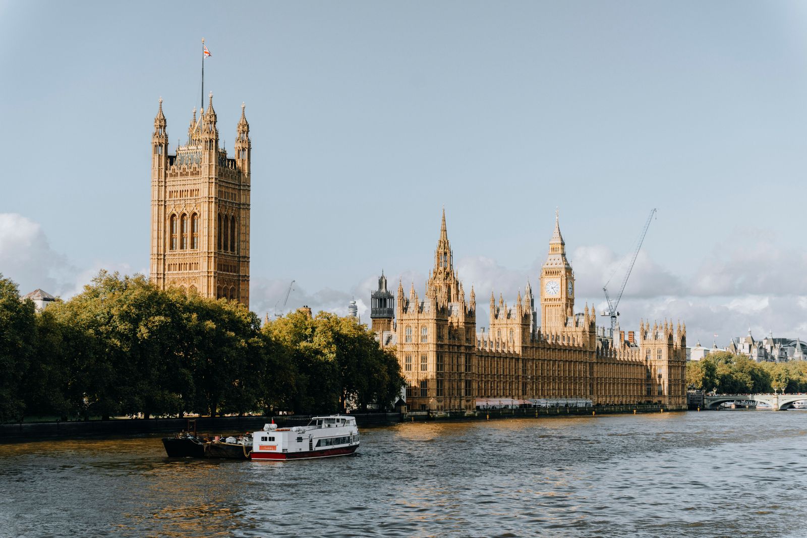 Houses of Parliament and the River Thames, London — study healthcare in the UK